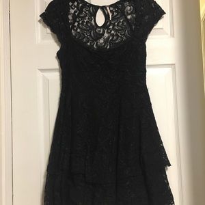Free People Black Lace Dress-FINAL SALE